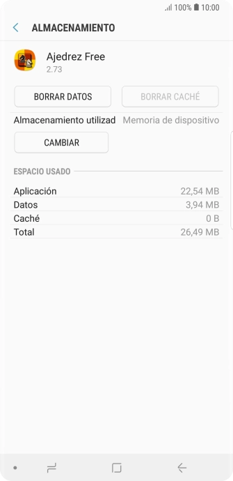 Pulsa la tecla de inicio para terminar y regresar a la pantalla de inicio. Pulsa la tecla de inicio para terminar y regresar a la pantalla de inicio.