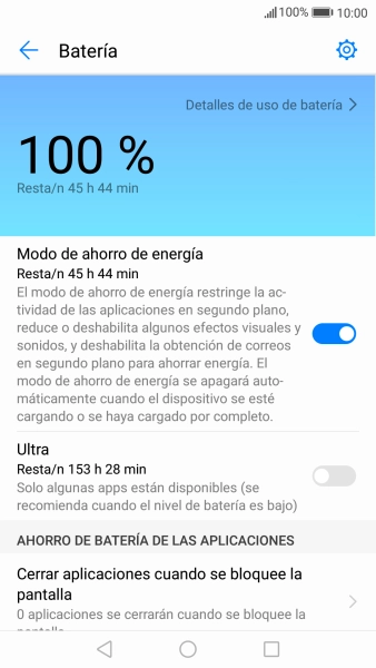 Pulsa la tecla de inicio para terminar y regresar a la pantalla de inicio.