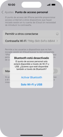 Si la función de wifi está activada, pulsa Solo Wi-Fi y USB. Si la función de wifi está activada, pulsa Solo Wi-Fi y USB.