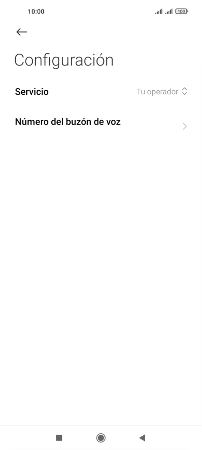 Pulsa Número del buzón de voz. Pulsa Número del buzón de voz.