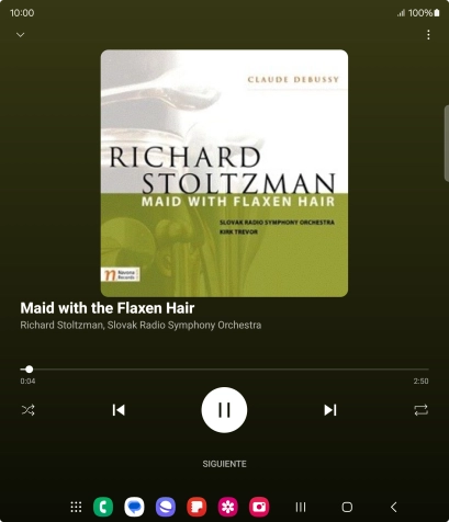 Pulsa la flecha hacia la derecha para ir al archivo de música siguiente. Pulsa la flecha hacia la derecha para ir al archivo de música siguiente.