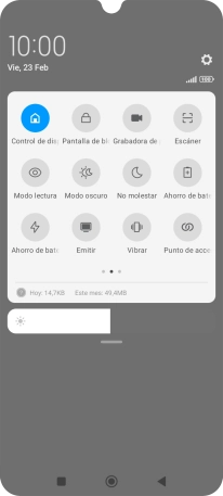 Pulsa Ahorro de batería para activar la función. Pulsa Ahorro de batería para activar la función.