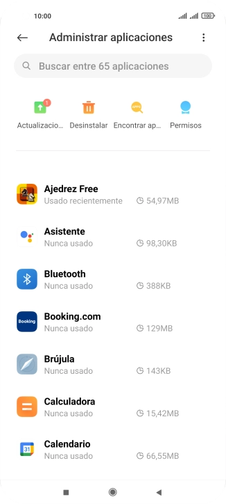 Pulsa la app deseada.