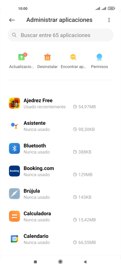 Pulsa la app deseada.