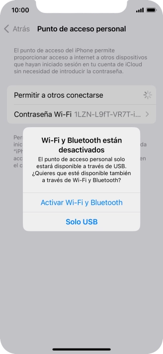 Si el wifi está desactivado, pulsa Activar Wi-Fi y Bluetooth. Si el wifi está desactivado, pulsa Activar Wi-Fi y Bluetooth.