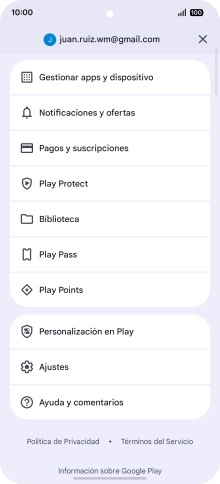 Pulsa Gestionar apps y dispositivo. Pulsa Gestionar apps y dispositivo.