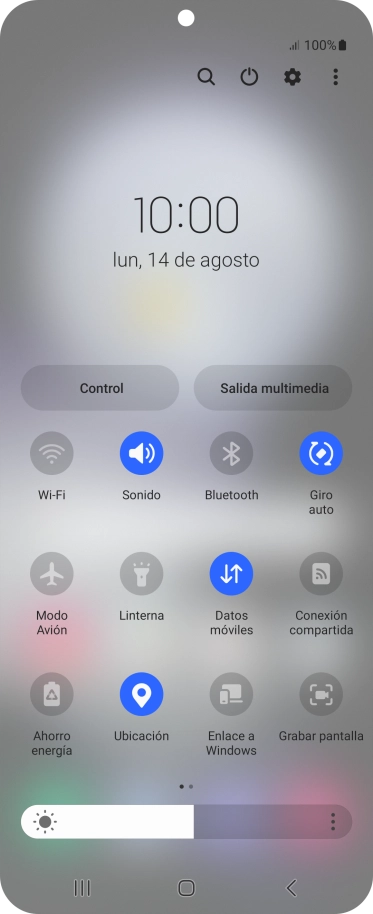 Pulsa el icono de ajustes. Pulsa el icono de ajustes.
