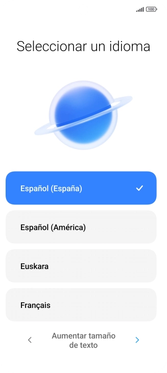 Pulsa el idioma deseado. Pulsa el idioma deseado.