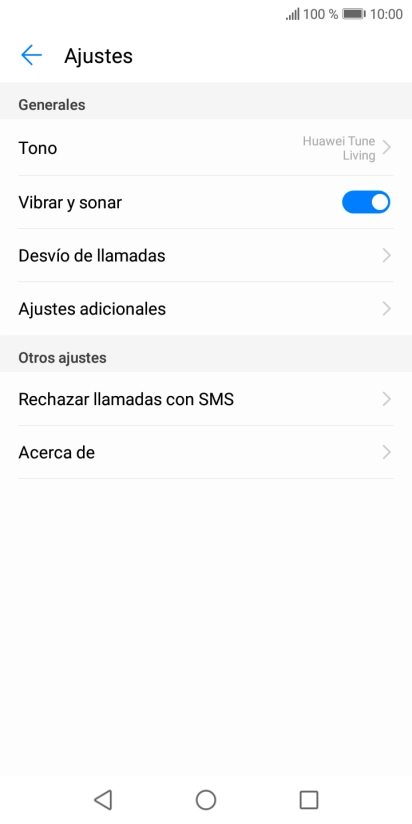 Pulsa Ajustes adicionales.