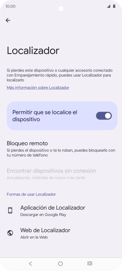 Pulsa la tecla de inicio para terminar y regresar a la pantalla de inicio. Pulsa la tecla de inicio para terminar y regresar a la pantalla de inicio.