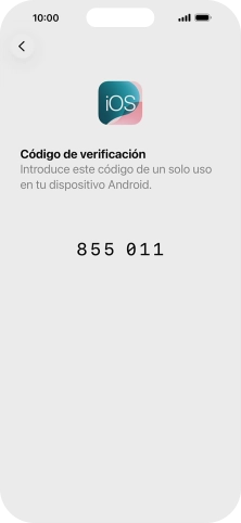 Sigue las indicaciones de la pantalla y de la app Sigue las indicaciones de la pantalla y de la app