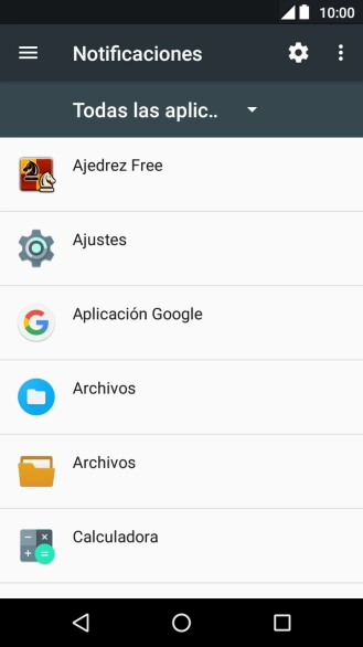 Pulsa la app deseada. Pulsa la app deseada.