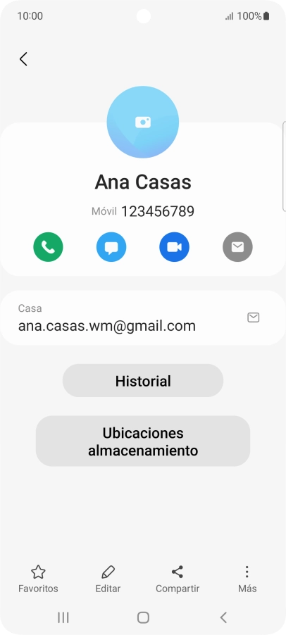 Pulsa el icono de realizar llamadas. Pulsa el icono de realizar llamadas.
