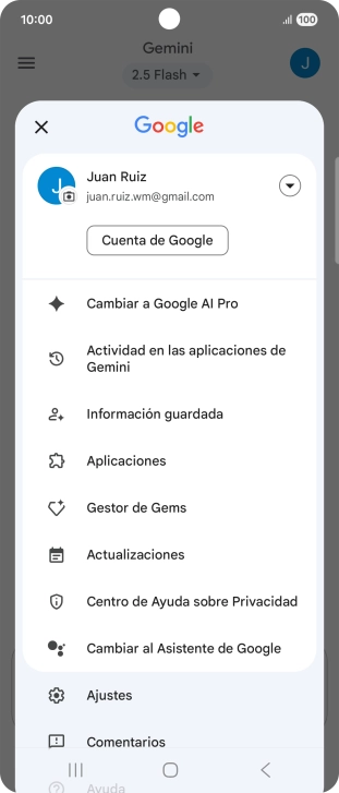 Pulsa Aplicaciones.