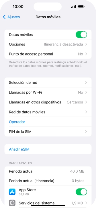 Pulsa Opciones.