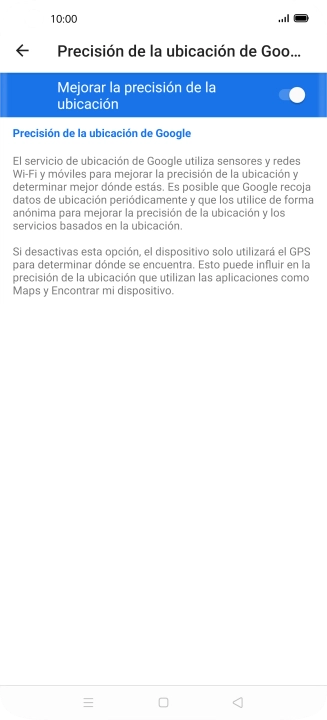 Si pulsas el indicador junto a Si pulsas el indicador junto a