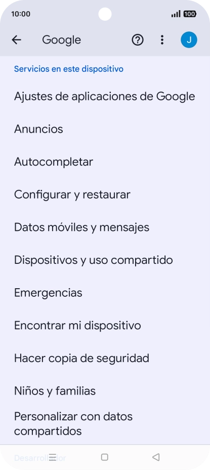 Pulsa Encontrar mi dispositivo.