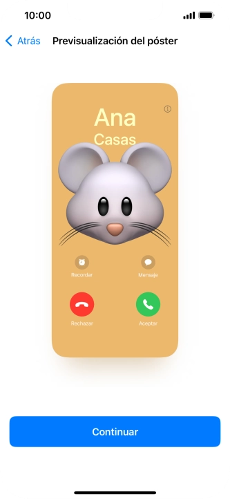 Pulsa Continuar.