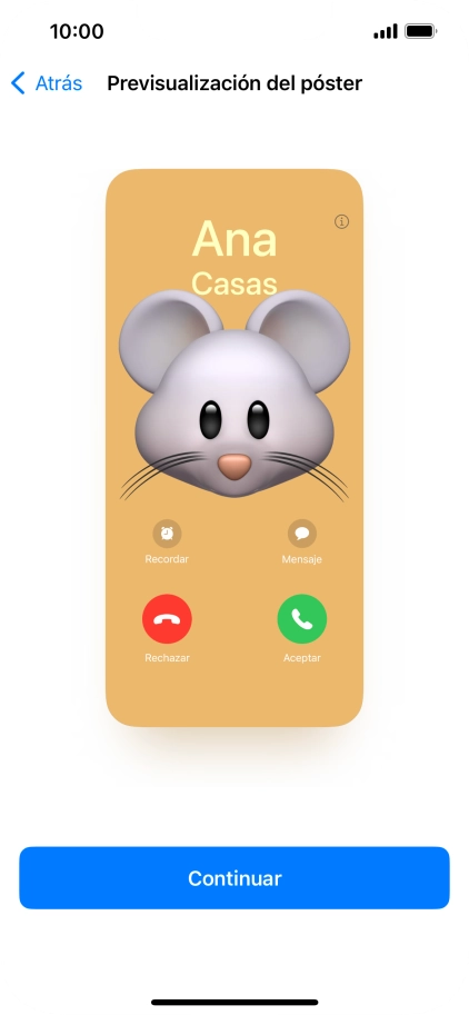 Pulsa Continuar.