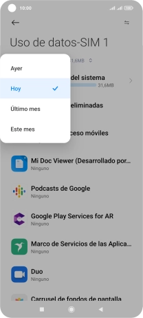 Pulsa el ajuste deseado. Pulsa el ajuste deseado.