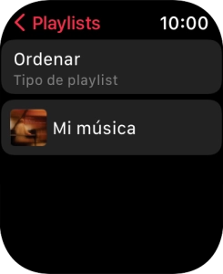 Pulsar una lista de reproducción. Pulsar una lista de reproducción.