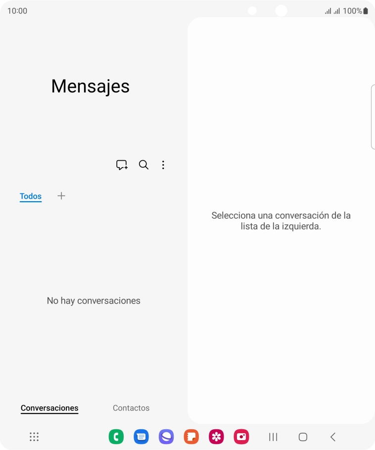 Pulsa el icono de nuevo mensaje.