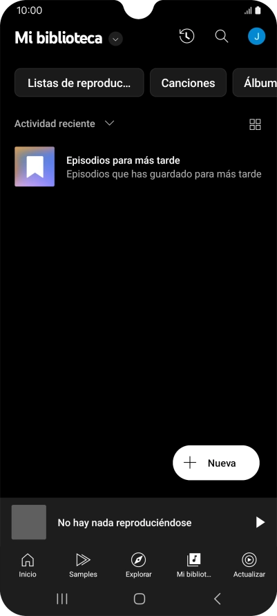 Pulsa la lista desplegable. Pulsa la lista desplegable.