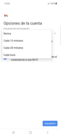 Pulsa el ajuste deseado. Pulsa el ajuste deseado.