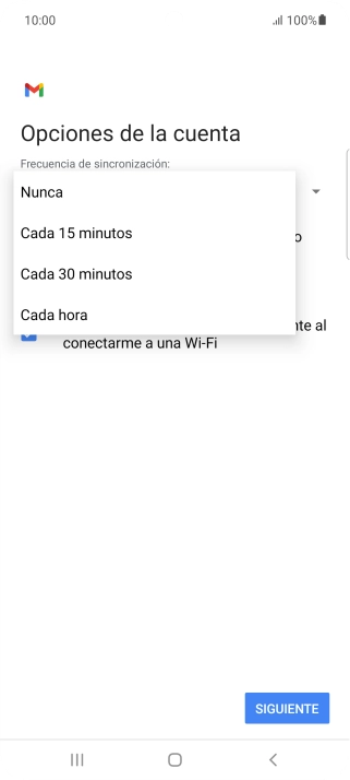 Pulsa el ajuste deseado. Pulsa el ajuste deseado.