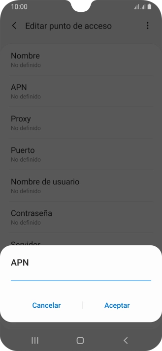 Introduce airtelwap.es y pulsa Aceptar. Introduce airtelwap.es y pulsa Aceptar.