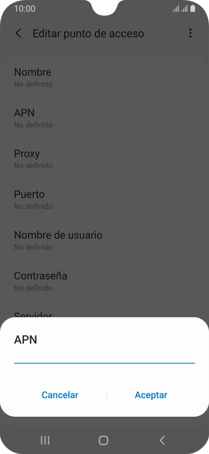 Introduce airtelwap.es y pulsa Aceptar. Introduce airtelwap.es y pulsa Aceptar.