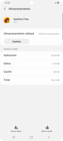 Pulsa Borrar caché. Pulsa Borrar caché.