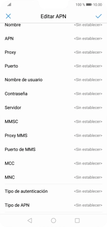 Pulsa el icono de aceptar. Pulsa el icono de aceptar.