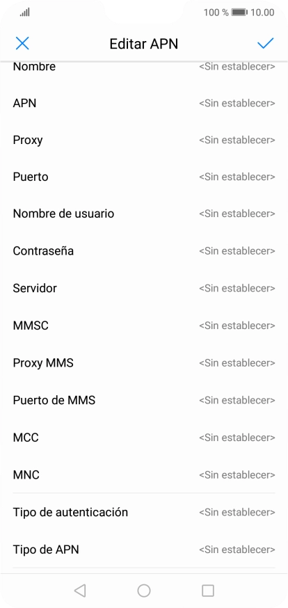 Pulsa el icono de aceptar. Pulsa el icono de aceptar.