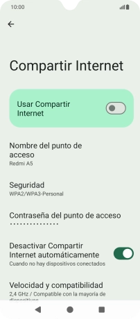 Pulsa Nombre del punto de acceso. Pulsa Nombre del punto de acceso.