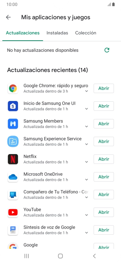 Pulsa Instaladas.