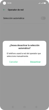 Pulsa Desactivar. Pulsa Desactivar.