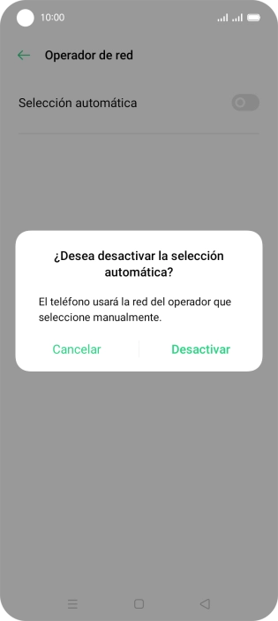 Pulsa Desactivar. Pulsa Desactivar.