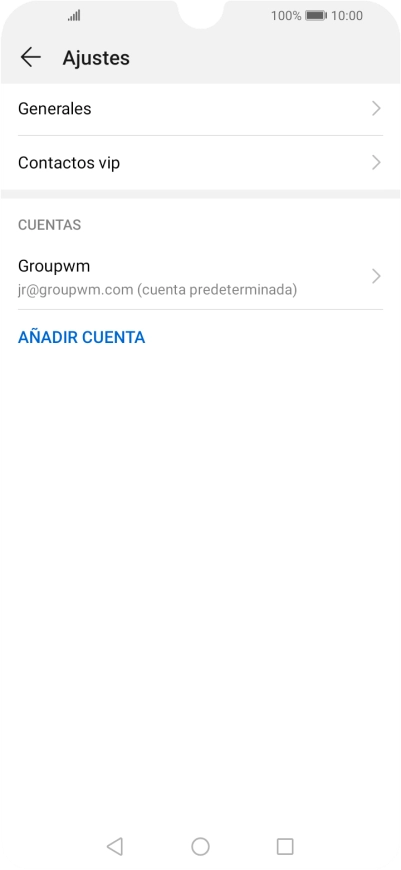 Pulsa la cuenta deseada. Pulsa la cuenta deseada.