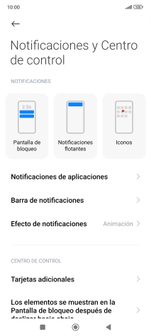 Pulsa Notificaciones de aplicaciones.