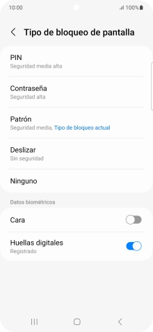 Pulsa Ninguno.