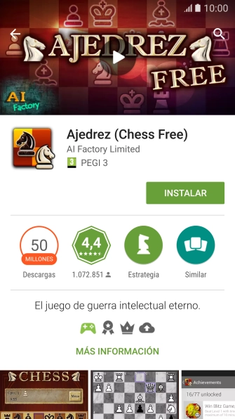Pulsa INSTALAR y sigue las indicaciones de la pantalla para instalar la app. Pulsa INSTALAR y sigue las indicaciones de la pantalla para instalar la app.