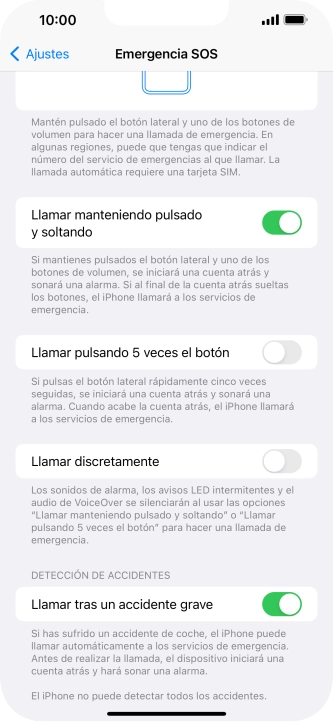 Pulsa el indicador junto a Pulsa el indicador junto a