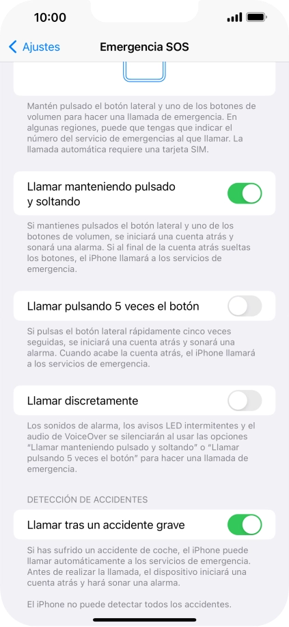 Pulsa el indicador junto a Pulsa el indicador junto a