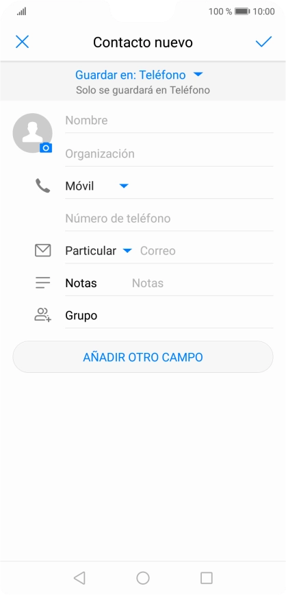 Pulsa la lista desplegable de la guía.