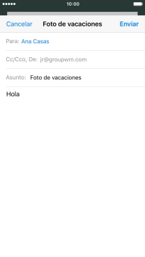 Pulsa en el campo de escritura durante unos instantes hasta que aparezca un menú emergente en la pantalla. Pulsa en el campo de escritura durante unos instantes hasta que aparezca un menú emergente en la pantalla.