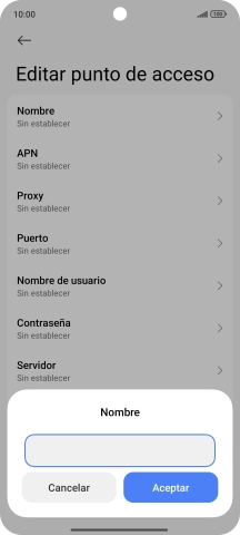 Introduce Vodafone Internet y pulsa Aceptar. Introduce Vodafone Internet y pulsa Aceptar.