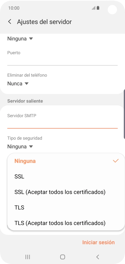 Pulsa Ninguna para desactivar la función. Pulsa Ninguna para desactivar la función.