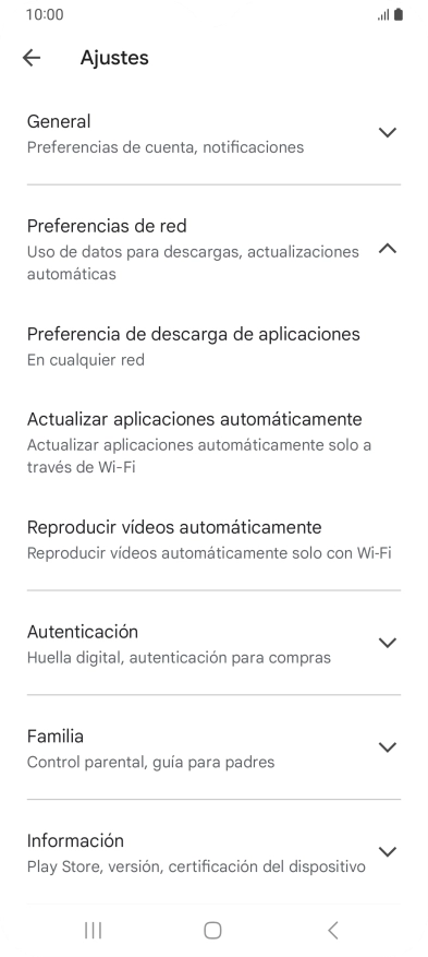 Pulsa Actualizar aplicaciones automáticamente. Pulsa Actualizar aplicaciones automáticamente.