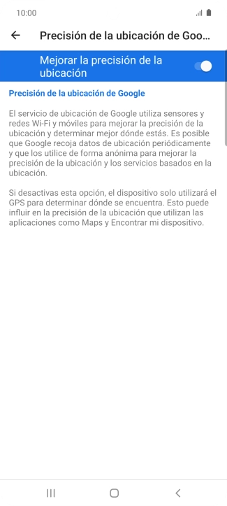 Pulsa el indicador junto a Pulsa el indicador junto a